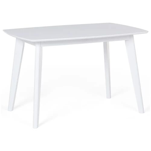 Beliani SANFORD - Uitschuifbare eettafel - Wit - 80 x 120/160 cm - MDF