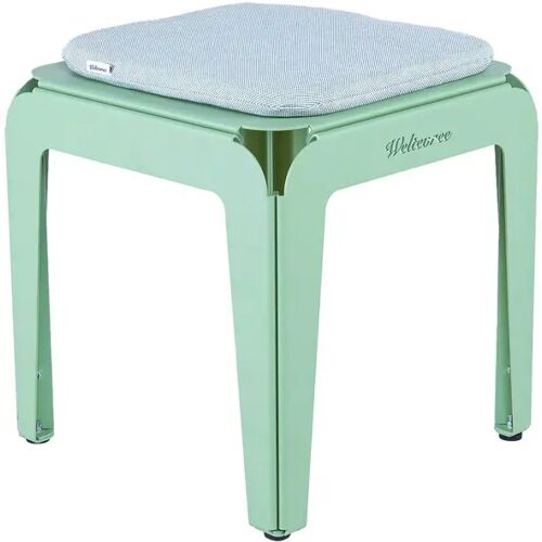 Weltevree Bended Stool 45 - bleekgroen