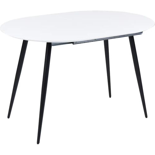 Beliani EFTALIA - Uitschuifbare eettafel - Wit - 120/160 x 80 cm - MDF