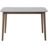 Beliani MODESTO - Eettafel - Grijs - 77 x 118 cm - Rubberhout