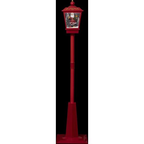 BEAU by Bo Kerst - Vloerlamp - Rood - Kerstlantaarnpaal met muziek - H180cm