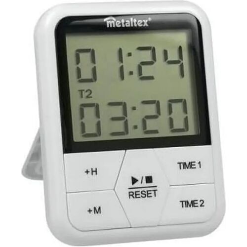 Metaltex Digitale Timer 11x8 cm Wit