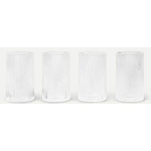 Ferm Living - Ripple - Verrines - Glazen - Set van 4