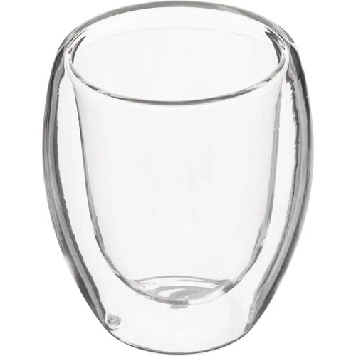 BEAU by Bo Secret de gourmet Set van 2 Dubbelglazige transparante glazen mokken - 10cl - Koffieglazen
