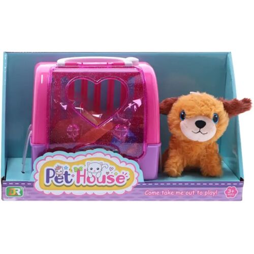 basic Pet House Knuffel Hond + Reiskoffer en Accessoires