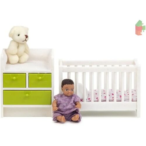 Lundby Poppenhuis Set - Babykamer