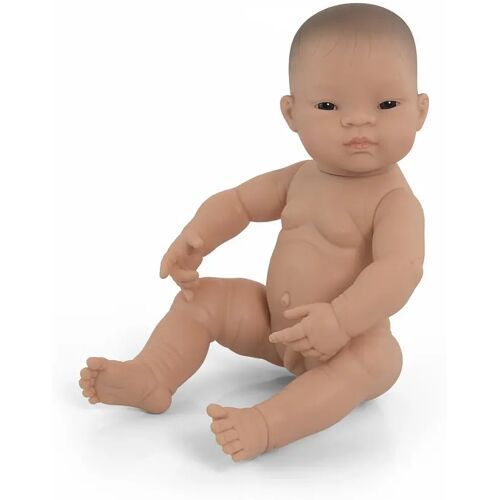 MINILAND BABYPOP BLOOT AZIATISCHE JONGEN 40CM