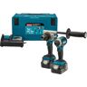 Makita DLX2432TJ Combiset 18 V Zwaardere boor- en (slag)schroefklussen 2x 5.0 Ah Accu