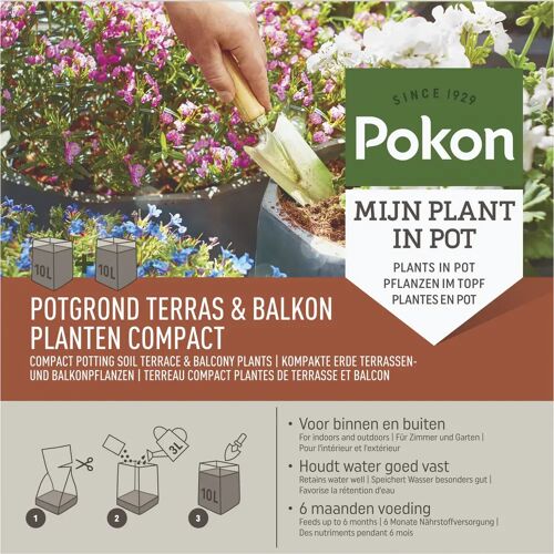 Pokon Potgrond Tuin&Balkon Compact - 20L Pokon Potgrond Tuin&Balkon Compact - 20L