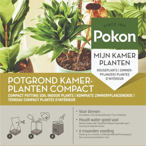 Pokon Potgrond Kamerplanten Compact - 10L Pokon Potgrond Kamerplanten Compact - 10L