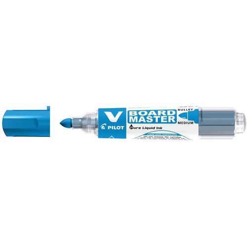 Pilot V-Board Master whiteboardmarker, ronde punt, 2,3 mm, blauw 10 stuks