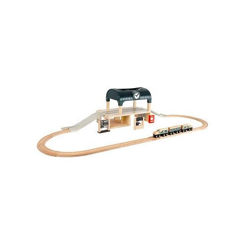 Small Foot Houten Treinstation met accessoires