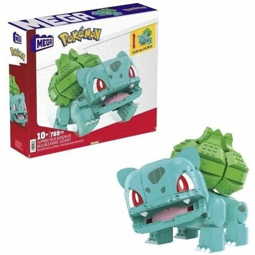 Lucavo Constructiekit Pokémon Mega Construx - Jumbo Bulbasaur 789 Onderdelen