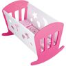 My Beautiful Dolls Room My Beautiful Dollsroom Houten Poppenbed 49x37x35 cm Roze/Wit