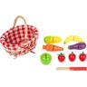 Small Foot Houten Picknickmand met Snij Fruit, 15dlg.