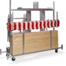 Essentials Marktkraam Trolley, gegalvaniseerd staal, 241,5x72x198cm (LxBxH), T91500