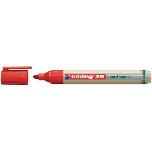 Edding Whiteboardmarker Ecoline e-28 rood 10 stuks