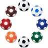 Happygetfit 8 stuks tafelvoetbal ballen multicolor - Zwart en Wit Zwart en Wit