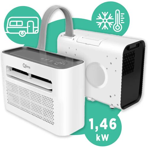 Qlima MS-AC 5001 Split unit airconditioner - Wit/Zwart - Caravan Airco