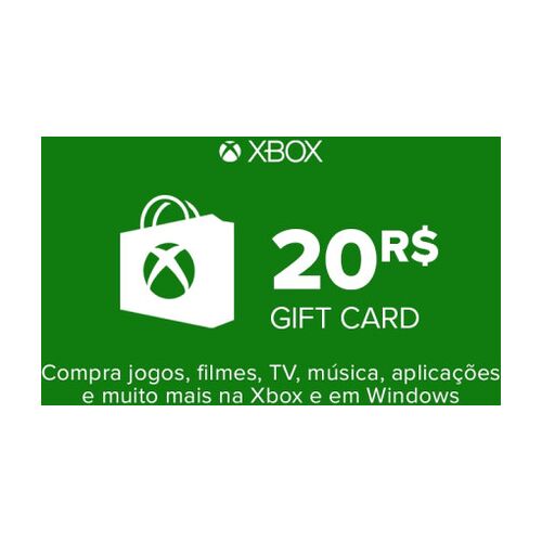 Xbox Live-Geschenkkarte 20 BRL