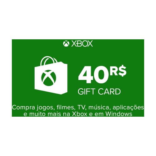 Xbox Live-Geschenkkarte 40 BRL