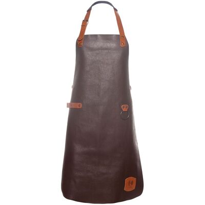 (6 Stuks) KARLOWSKY Leren Slabbenschort - Mokka (6 Stuks) KARLOWSKY Leren Slabbenschort - Mokka