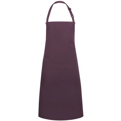 (6 stuks) KARLOWSKY Slabbenschort met zak Basic - Aubergine Paars (6 stuks) KARLOWSKY Slabbenschort met zak Basic - Aubergine Paars