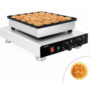 GGM Gastro Waffeleisen - Einzeln - Manuell - 850 Watt - Form: Poffertjes - für 25 Stück GGM Gastro Waffeleisen - Einzeln - Manuell - 850 Watt - Form: Poffertjes - für 25 Stück