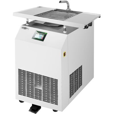GGM Gastro Schokoladen-Temperiergerät / Chocotemper - 30 kg - 2,7 kW - mit Auslaufhahn - inkl. Ablagefläche mit Glasurzone Zilver GGM Gastro Schokoladen-Temperiergerät / Chocotemper - 30 kg - 2,7 kW - mit Auslaufhahn - inkl. Ablagefläche mit Glasurzone Zilver