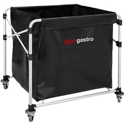GGM Gastro Wäschewagen - klappbar - 300 Liter - Aluminiumrahmen - Schwarz GGM Gastro Wäschewagen - klappbar - 300 Liter - Aluminiumrahmen - Schwarz