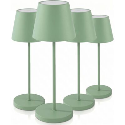 GGM Gastro (4 Stück) Tischleuchte - MERLE - dimmbar in 3 Stufen - Ø 110mm - Mint GGM Gastro (4 Stück) Tischleuchte - MERLE - dimmbar in 3 Stufen - Ø 110mm - Mint