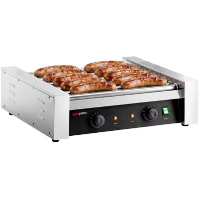 GGM Gastro Worstenroller grill / Hot Dog Grill - 11 rollers - 2 zones GGM Gastro Worstenroller grill / Hot Dog Grill - 11 rollers - 2 zones
