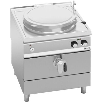 GGM Gastro Elektro Kochkessel - 100 Liter - 16 kW - Indirekte Beheizung - mit Wasserzulauf & Ablasshahn GGM Gastro Elektro Kochkessel - 100 Liter - 16 kW - Indirekte Beheizung - mit Wasserzulauf & Ablasshahn