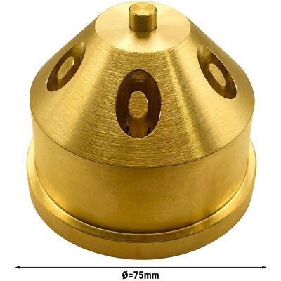 GGM Gastro Nudelformscheibe - Penne 8mm - passend für NMSM8 - Ø 75mm Goud GGM Gastro Nudelformscheibe - Penne 8mm - passend für NMSM8 - Ø 75mm Goud
