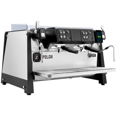 WEGA Polar - Portafiltermachine - 2 groepen - 5,2 kW - met 2 melkopschuimers & heet water - Touch - Roestvrij staal WEGA Polar - Portafiltermachine - 2 groepen - 5,2 kW - met 2 melkopschuimers & heet water - Touch - Roestvrij staal