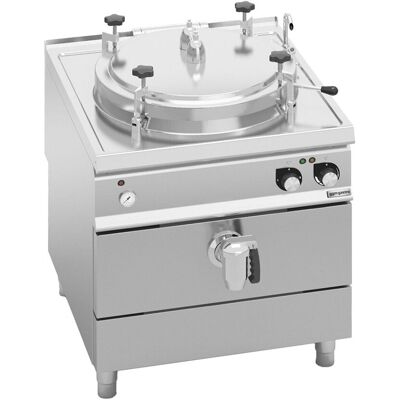 GGM Gastro Elektro Druck Kochkessel - 100 Liter - 16 kW - Indirekte Beheizung - mit Wasserzulauf & Ablasshahn GGM Gastro Elektro Druck Kochkessel - 100 Liter - 16 kW - Indirekte Beheizung - mit Wasserzulauf & Ablasshahn