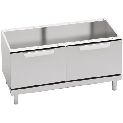 GGM Gastro Onderbouwkast - 1200x560x600mm - 2 deuren - aanslag rechts & links zilver GGM Gastro Onderbouwkast - 1200x560x600mm - 2 deuren - aanslag rechts & links zilver