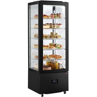 GGM Gastro Panoramavitrine - 402 Liter - mit 5 Ablagen - LED Beleuchtung GGM Gastro Panoramavitrine - 402 Liter - mit 5 Ablagen - LED Beleuchtung
