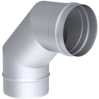 GGM Gastro Winkelrohr - 90° starr - in Edelstahl - Ø 250 mm Zilver GGM Gastro Winkelrohr - 90° starr - in Edelstahl - Ø 250 mm Zilver