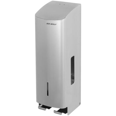 AIR-WOLF WC papierdispenser - voor 3 huishoudrollen - RVS zilver AIR-WOLF WC papierdispenser - voor 3 huishoudrollen - RVS zilver