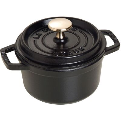 STAUB LA COCOTTE - Kookpot - Ø 140mm - Gietijzer - Zwart STAUB LA COCOTTE - Kookpot - Ø 140mm - Gietijzer - Zwart