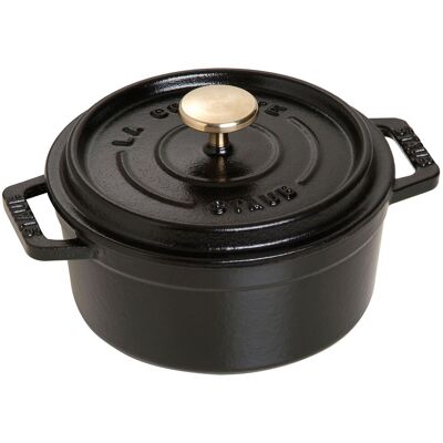 STAUB LA COCOTTE - Kookpot - Ø 120mm - Gietijzer - Zwart zwart STAUB LA COCOTTE - Kookpot - Ø 120mm - Gietijzer - Zwart zwart