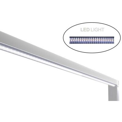 GGM Gastro Verlichting voor glazen kuchscherm - 2100 mm - voor BA216, WA216, KA216, PA216 & EA216 GGM Gastro Verlichting voor glazen kuchscherm - 2100 mm - voor BA216, WA216, KA216, PA216 & EA216