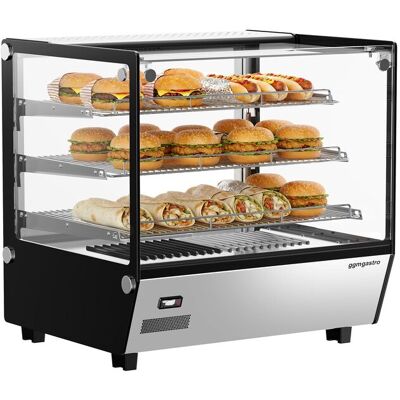 GGM Gastro Warmhaltevitirne - 702mm - 1,1 kW - mit 3 Ablagen Zilver GGM Gastro Warmhaltevitirne - 702mm - 1,1 kW - mit 3 Ablagen Zilver