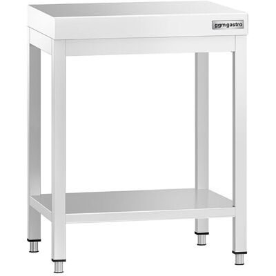 GGM Gastro Edelstahl Arbeitstisch PREMIUM - 600x600mm - mit Grundboden Zilver GGM Gastro Edelstahl Arbeitstisch PREMIUM - 600x600mm - mit Grundboden Zilver