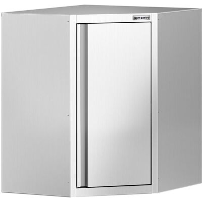 GGM Gastro Edelstahl Eck-Wandhängeschrank - 700x700mm - mit Flügeltür - Höhe: 800mm GGM Gastro Edelstahl Eck-Wandhängeschrank - 700x700mm - mit Flügeltür - Höhe: 800mm