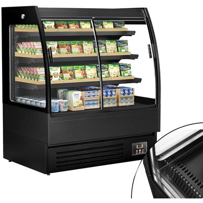 GGM Gastro Wandkühlregal - 1200mm - 380 Liter - mit 2 doppelt verglasten Schiebetüren & 3 Ablagen GGM Gastro Wandkühlregal - 1200mm - 380 Liter - mit 2 doppelt verglasten Schiebetüren & 3 Ablagen