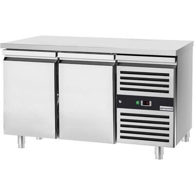 GGM Gastro Bäckereikühltisch PREMIUM - 1500x800mm - mit 2 Türen Zilver GGM Gastro Bäckereikühltisch PREMIUM - 1500x800mm - mit 2 Türen Zilver