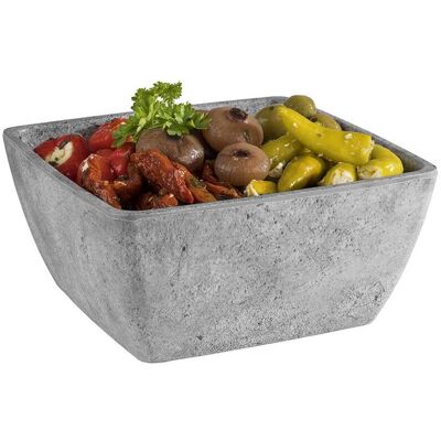 GGM Gastro (6 Stück) Schale - ELEMENT - Melamin - 1,5 Liter - eckig - Grau GGM Gastro (6 Stück) Schale - ELEMENT - Melamin - 1,5 Liter - eckig - Grau