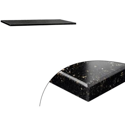 GGM Gastro Granitarbeitsplatte - 700x600mm - Star Galaxy GGM Gastro Granitarbeitsplatte - 700x600mm - Star Galaxy